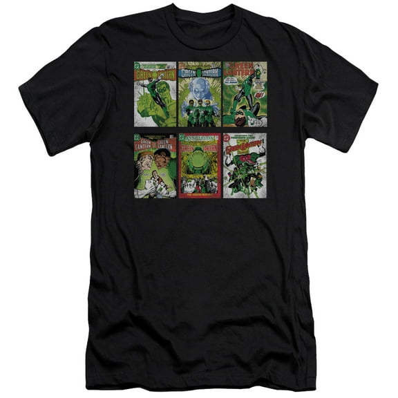 Green Lantern - Gl Covers - Premium Slim Fit Short Sleeve Shirt - Small