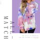 thumbnail image 4 of Sudadera con capucha estampada teñida Suéter con capucha casual de mujer Sudadera con capucha de manga larga Top sidaley AP000139-23B, 4 of 7