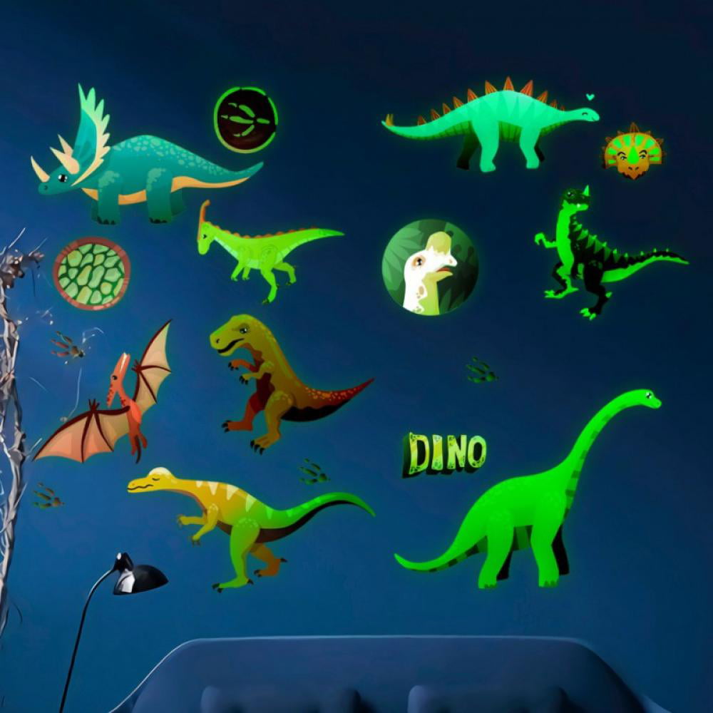 Chrome Dino Glow-in-the-Dark Sticker