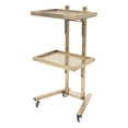 thumbnail image 4 of Gold Rolling Trolley Cart Tray Hair Beauty Salon Spa Storage Equipment Organizer, 4 of 7