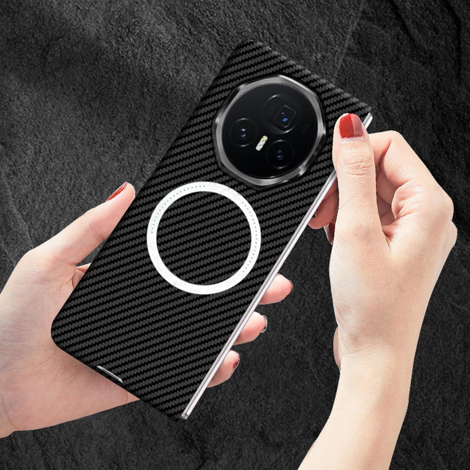 Case For Huawei Honor Magic V6, Super Slim Cover With Supports Wireless Charging Anti-Fall Camera Protective Shell