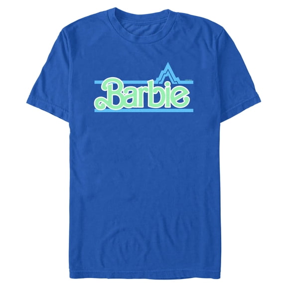 Mens Barbie Winter Mountains Logo T Shirt