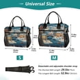 thumbnail image 4 of Large Insulated Lunch Bags for Women Men Leakproof Thermal Meal Lunch Tote Bag for Office Work Picnic Travel Whimsical Christmas Scene 9L, 4 of 6