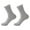 Grey, variant on Mosey 1 Pair Men Medium Tube Socks Super Soft Elastic Breathable Moisture-wicking Solid Color Winter Warm Socks