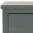 thumbnail image 5 of SAFAVIEH Abel Solid Rustic Nightstand with Storage Drawer, Steel Teal, 5 of 6