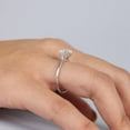 thumbnail image 5 of Cora Jewellery 2CT Tullip Setting Round Moissanite Solitaire Engagement Ring For Women , 18K Yellow Gold, 5 of 8