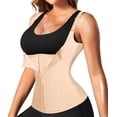 thumbnail image 1 of Faja reductora Nebility tipo corsé con cierre de cremallera, chaleco ajustable, talla 2XL, 1 of 5