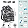thumbnail image 6 of Cute Elephant Print College Backpack - Waterproof Durable Bookbag, Fashionable Laptop Backpack, Comfortable Padded Straps, Elephant Themed Gift, 6 of 6