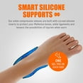 thumbnail image 2 of NeoAlly Ankle Brace Compression Support Sleeve with Silicone Gel, Reduce Foot Swelling & Prevent Ankle Injuries. Ankle Sleeve Helps Reduce Inflammation, Swelling, Soreness [X-Large Pair], 2 of 9