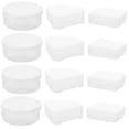 thumbnail image 5 of Soimiss 12Pcs Powder Puff Box Plastic Makeup Sponge Storage Organizer Portable Case, 5 of 8