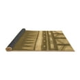thumbnail image 2 of Ahgly Company Indoor Rectangle Abstract Brown Contemporary Area Rugs, 2' x 5', 2 of 4
