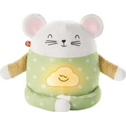Fisher-Price Meditation 7.87" Mouse Stuffed Animal with Soothing Sounds