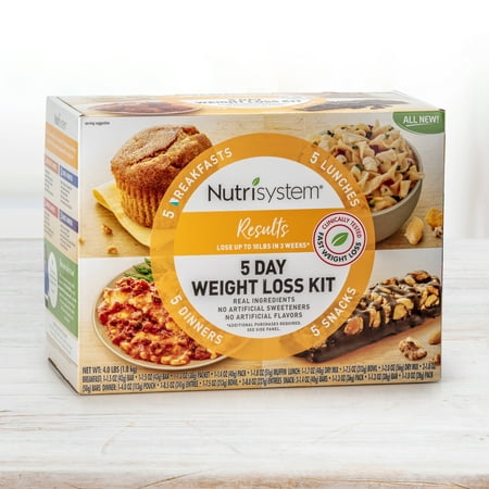 Nutrisystem Results 5 Day Weight Loss Kit, 4 Lbs, 20 (Best Weight Loss Starter Kit)