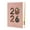 Pink, variant on Brown 2026 Schedule Planner Notebook With Date Tabs A5 Size Weekly Monthly Organizer Journal For Work School Home 21.2X14.6 Cm 8.3X5.7 Inches 1Pc 1.04 Lbs