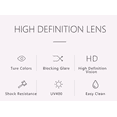 thumbnail image 4 of Square Oversized Sunglasses for Women Men Big Flat Top Fashion Shield Large UV Protection Rimless Shades, 4 of 5