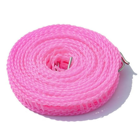 

10M Adjustable Heavy Duty Nylon Indoor Outdoor Clothes Line Punch Free Non Slip