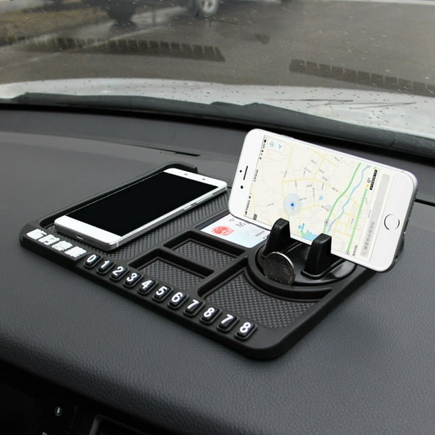 Magic Pad de Gecko : pad auto-adhésif pour rangement bureau et voiture, Supports et tablettes