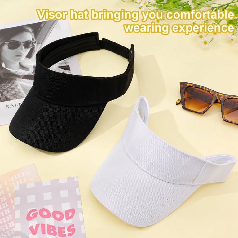 Sixwipe 2-Pack UV Protection Sports Sun Visor Hats  display picture 3
