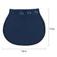 thumbnail image 5 of Maternity Pregnancy Waistband Belt Adjustable Waist Extender Button (Blue), 5 of 5