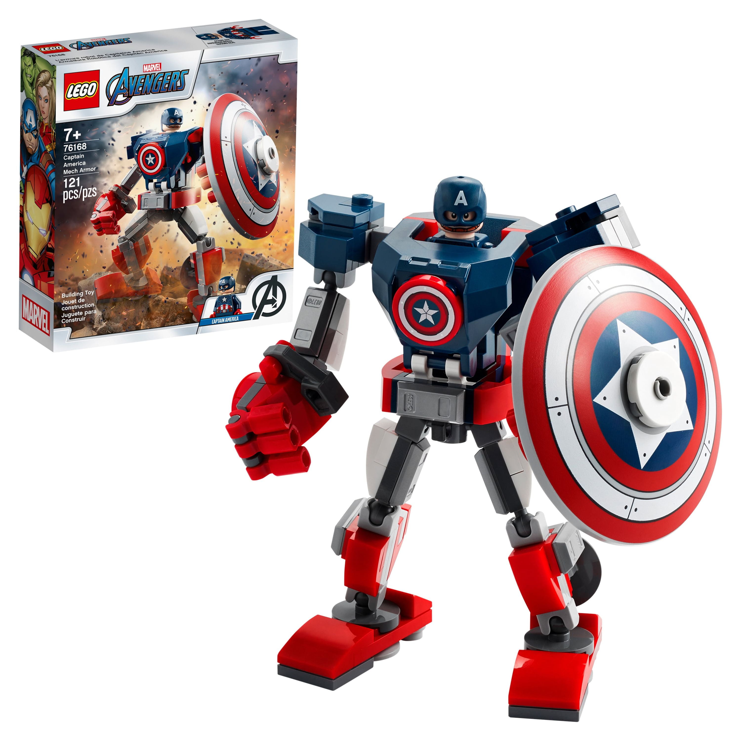 LEGO Marvel Avengers Iron Man Hall of Armor 76125 Superhero Figures Construction Set 524 Pieces Walmart