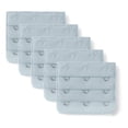 thumbnail image 1 of Extensores de tirantes de sujetador elásticos de 3 ganchos y 3 filas, ganchos de hebilla para banda de sujetador para mujeres, gris claro 5, 1 of 5