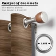 thumbnail image 2 of Outdoor Curtains for Patio Waterproof, Brown Wood Grain Outdoor Privacy Panels Grommet, Retro Farmhouse Wooden Plank Blackout Outside Curtains for Porch/Cabana/Pergola/Gazebo 54"x84", 1 Panel, 2 of 8