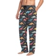 thumbnail image 4 of JSTEL Colorful Whale Men's Sleepwear Mens Pajama Pants Bottoms with Pockets, XXL, 4 of 6
