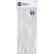 Wilton 4"x9.5" Party Bags, Crystal Clear 25 ct. 1912-1240
