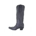thumbnail image 2 of Corral Women's Vintage Solid Black Tall Eagle Overlay Western Boots (Black, 5.5, M), 2 of 4