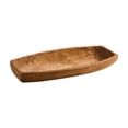 thumbnail image 1 of Cuenco de madera para , decoración de mesa, portavelas multiusos, bandeja decorativa para encimera, baño, cocina, estilo rústico., 1 of 9