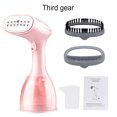thumbnail image 4 of Yuarrent Vaporizador de ropa, 280ml, viaje, 18g/min, 1200W/1500W, plancha de vapor de tela DIY, dispositivo de planchado de ropa colgante portátil Electrodomésticos 3 engranajes Rosa claro Yuarrent HA059647-03B, 4 of 6