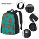 thumbnail image 3 of Easygdp Colorful Crab Mochila para Niños y Niñas con Set de Caja de Almuerzo y Estuche para Lápices 3 en 1, Mochila Escolar Estampada para Adolescentes, 3 of 7