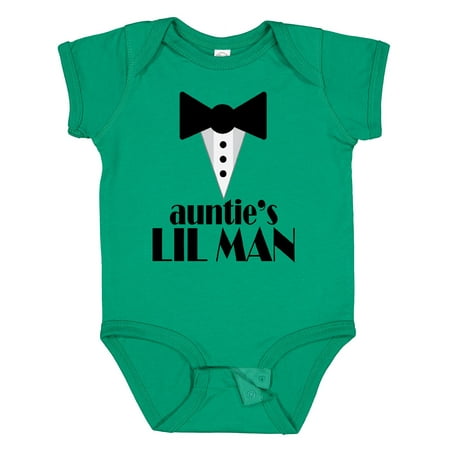 

Inktastic Auntie s Lil Man Gift Baby Boy Bodysuit
