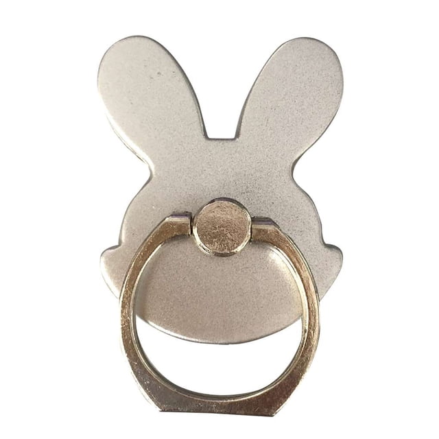 Inteprter Anillo de dedo Universal para teléfono móvil, soporte de montaje para Smartphone, iPhone, Xiaomi, Samsung, teléfono inteligente, MP3, Coche Teléfono y Comunicación Plata