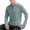 Green, variant on HAOTAGS Men's Quick Dry Sport Shirts Half Zip Athletic Workout Tops Active Shirts for Running Black Size 3XL