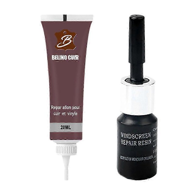 Kit de gel de reparación de cuero avanzado Yashi, para asientos de automóvil, sofás, rasguños y agujeros, color 01