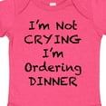 thumbnail image 4 of Inktastic I'm Not Crying, I'm Ordering Dinner Boys or Girls Baby Bodysuit, 4 of 5