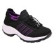 thumbnail image 2 of Casual Footwear For Women Stylish Sports Knitting Shoes Effective For Long-Time Wear Perfect For Daily Use Black 1 Pair, 2 of 3