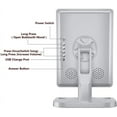 thumbnail image 3 of Touch Screen Vanity Mirror with Lights, Bluetooth, Wireless Audio Speaker, Dimmable Light, Detachable 10X Magnification - Rechargeable, 3 of 4