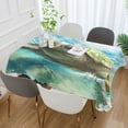 thumbnail image 5 of Qxltty Great Turtle Square Tablecloth 60×108in Thick Wrinkle Resistant Heat Proof Durable Table Cover for Dining Table, 5 of 9
