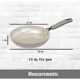 thumbnail image 3 of Mainstays Heavy Gauge 12inch Ceramic Frypan, 3 of 8