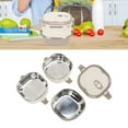 thumbnail image 1 of Adult  Box, Stainless Steel Portable Insulated Stackable Lunch Box Container Plastic Utensils, and Nylon Sealing Strap,  Food Container Microwave Safe, 1 of 7