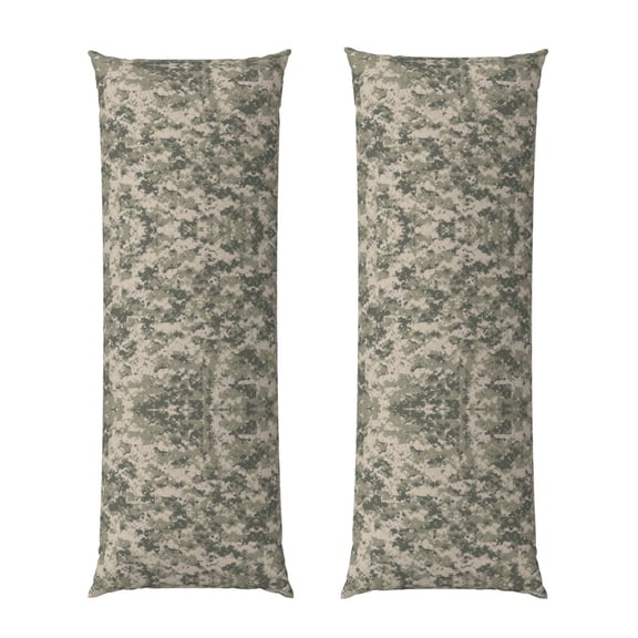 Body Pillow Cover Army Pixel Camouflage Long Pillow Case With Zipper Decorative Soft Cushion Bedding Pillowcase 20"X54"