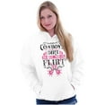 thumbnail image 3 of Cowboys Make Me Flirt Funny Cowgirl Hoodie Sweatshirt Women Brisco Brands M, 3 of 6