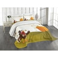 thumbnail image 3 of Ambesonne Turkey Quilted Bedspread Set 3 Pcs, Happy Pilgrim Theme, King Size, Multicolor, 3 of 5