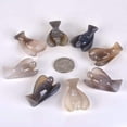 thumbnail image 2 of Angelstones Statue de Guérisseur Ange de Paix en Agate Grise Sculptée 2 Pouces, 2 of 2