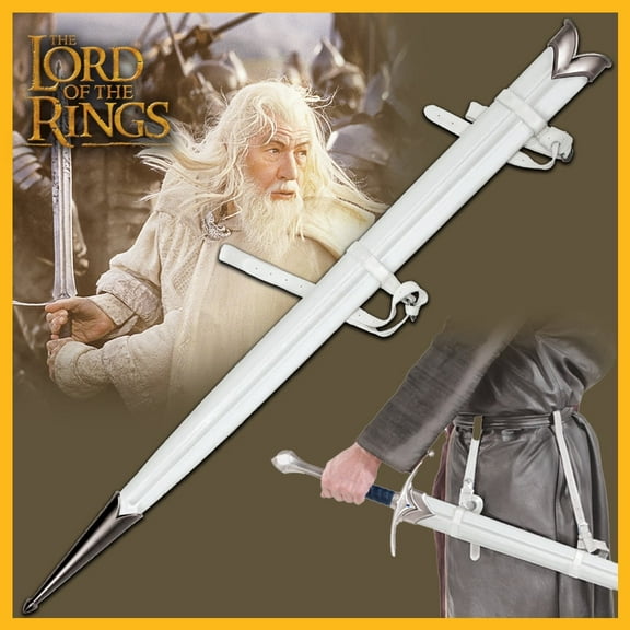 Glamdring White Scabbard - Officially Licensed Lord of the Rings Sword