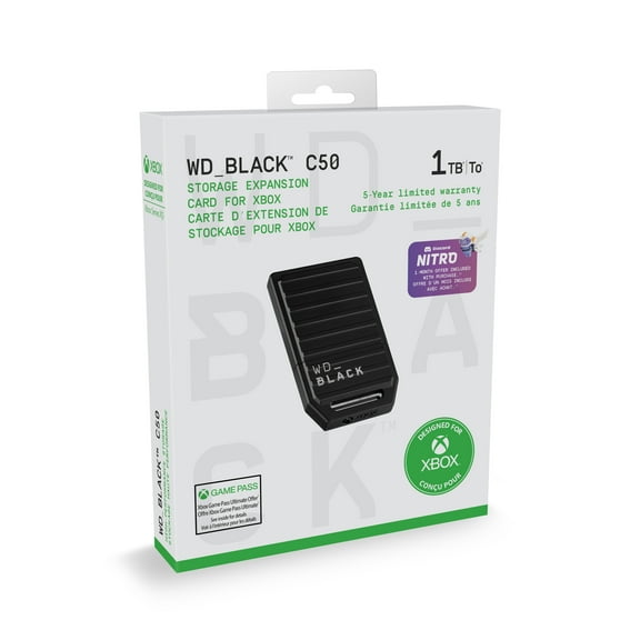 WD_BLACK™ C50 1TB Expansion Card for Xbox™