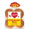 Harts Sliced Enriched Buns Hamburger Style, 8 ct, 12 oz