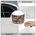 thumbnail image 6 of Uorisanigo American Flag Horse Auto Hood Cover Universal Fit Car Hood Cover Protector Stretch Car Hood Cover Suitable Most Automotive Pickup Sedans Trucks SUVs, 6 of 7